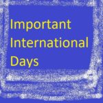 Important International Days