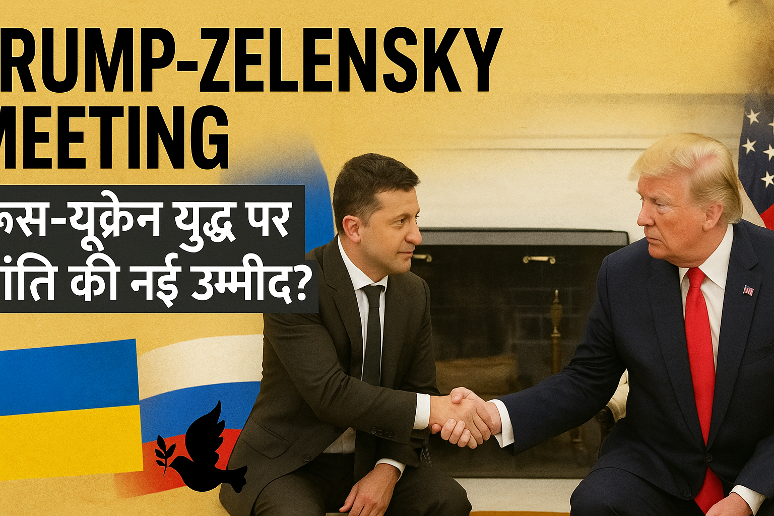 Trump–Zelensky Meeting: रूस–यूक्रेन युद्ध पर शांति की नई उम्मीद | 2025 Oval Office Summit