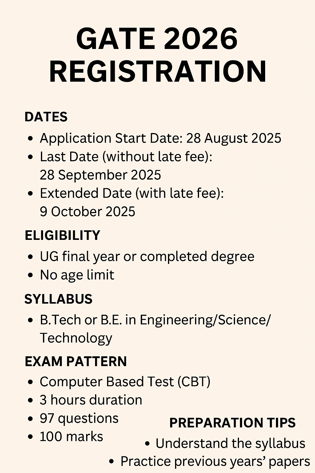 GATE 2026 Registration: Complete Detailed Guide for Students