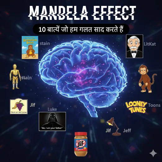 Mandela Effect: 10 बातें जो हम गलत याद करते हैं