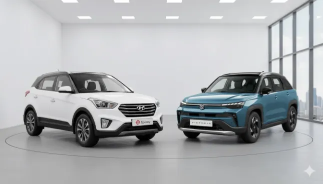 Maruti Suzuki Victoris vs Hyundai Creta: पूरी डिटेल तुलना
