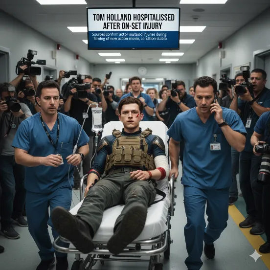 Tom Holland Hospitalised After On-Set Injury | टॉम हॉलैंड को फिल्म सेट पर चोट लगी