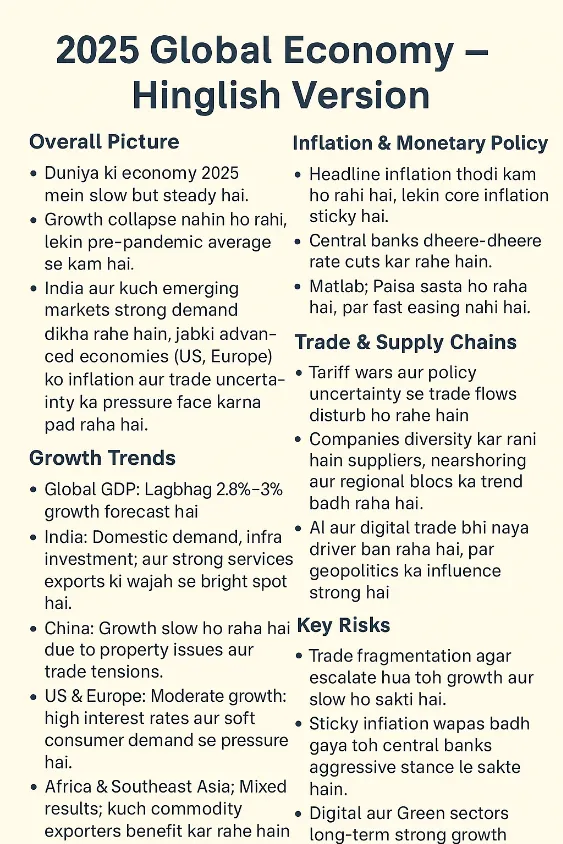 How is the Global Economy shifting this year?