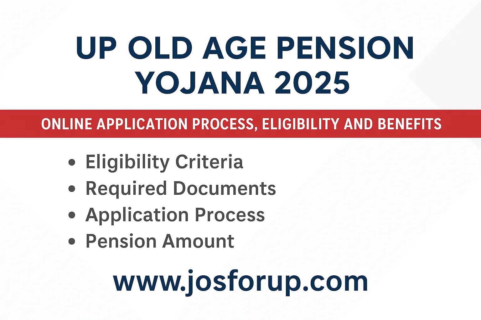 UP Old Age Pension Yojana 2025: ऑनलाइन आवेदन? पूरी गाइड