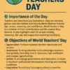 5 October World Teachers' Day 