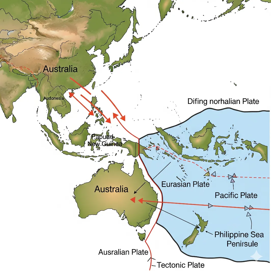 Australia Slowly Drifting Close to Asia – धरती का Amazing Science
