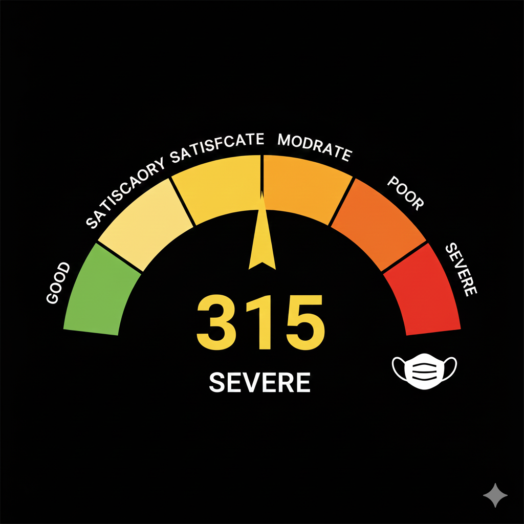 Firozabad का AQI-315: हवा में घुला ‘जहर’! 27 November 2025