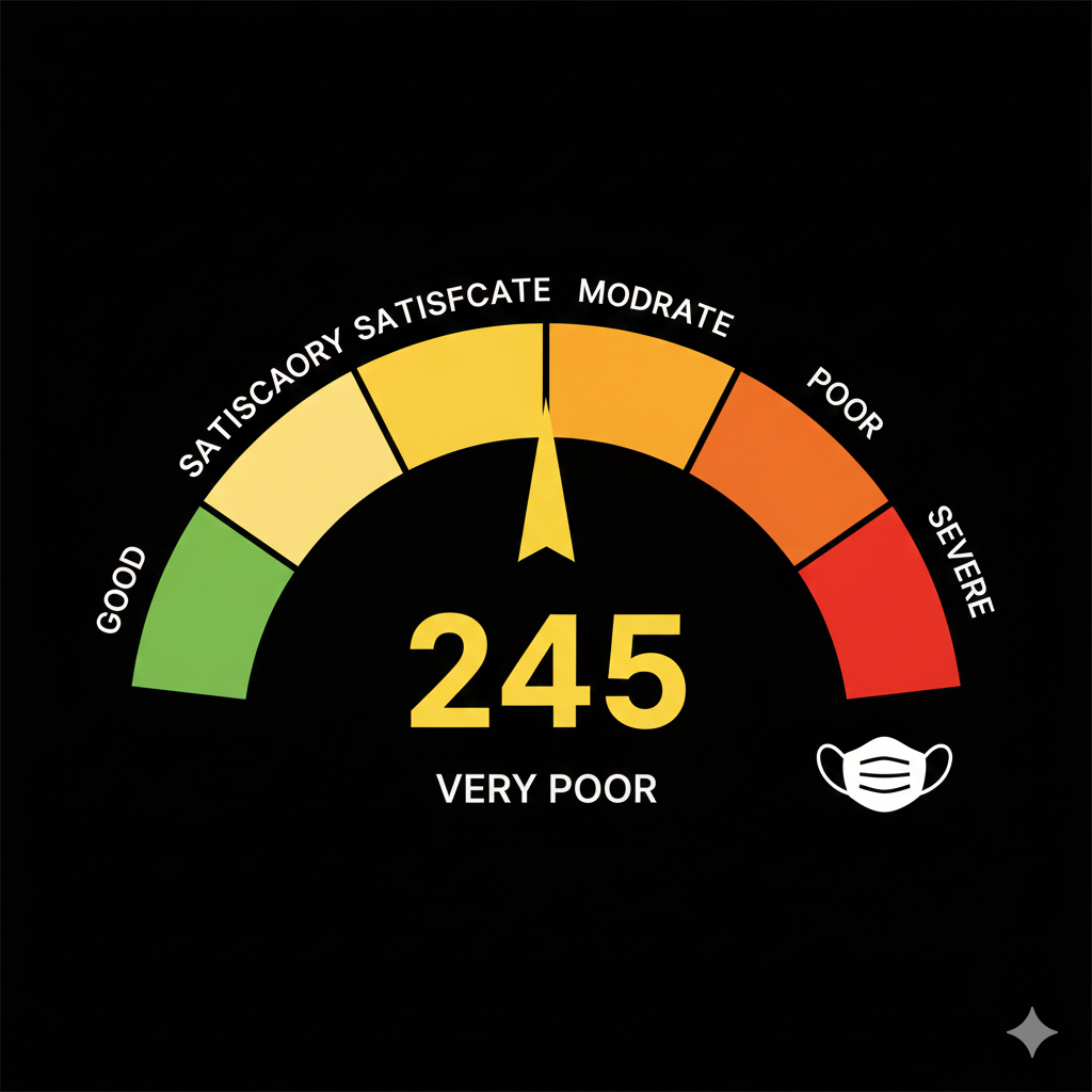 Firozabad का AQI-245: हवा में घुला ‘जहर’! 26 November 2025