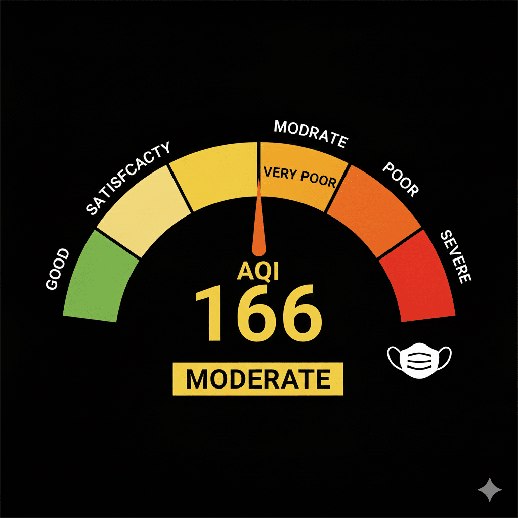 Firozabad का AQI-166: हवा में घुला ‘जहर’! 1 december 2025