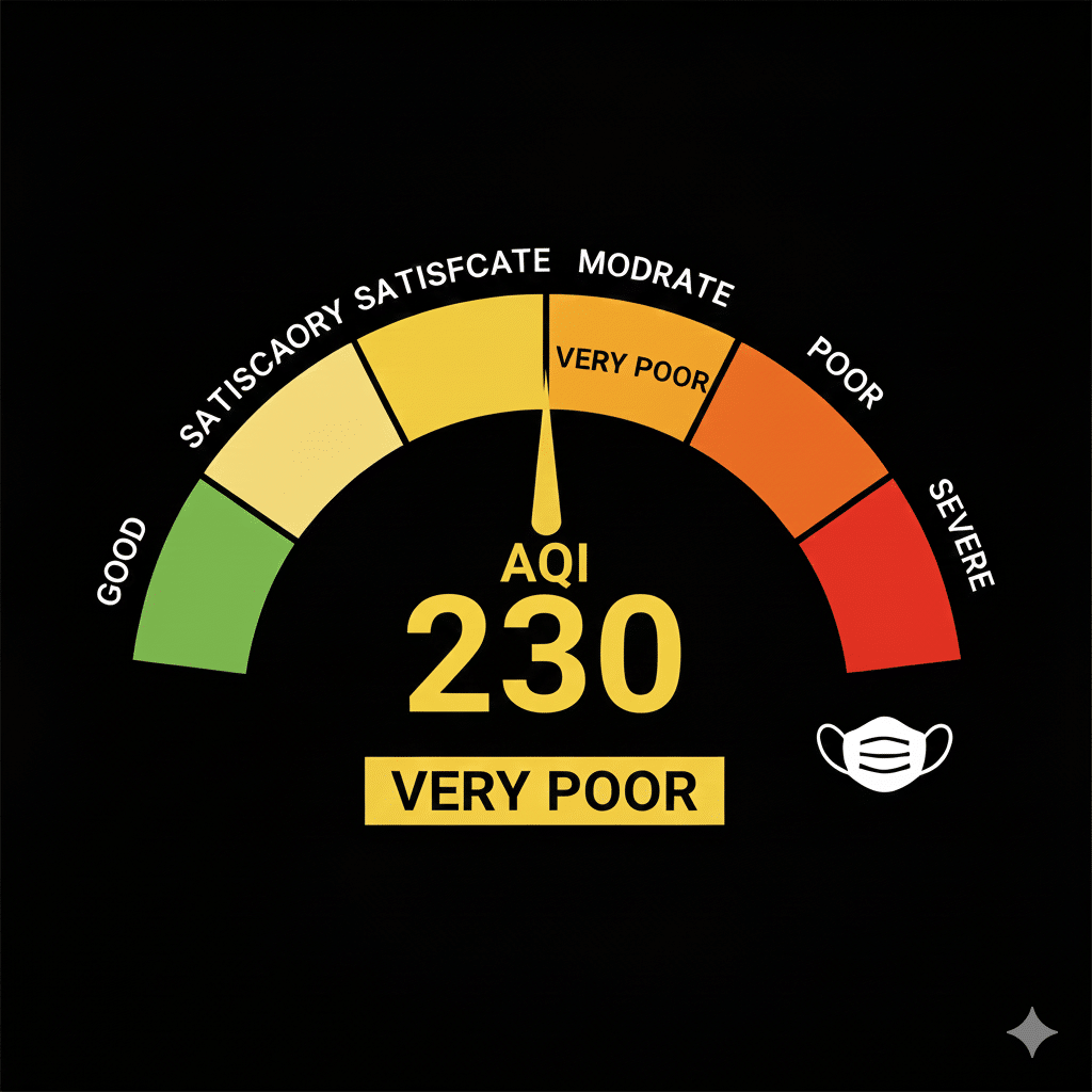 Firozabad का AQI-230: हवा में घुला ‘जहर’! 30 November 2025