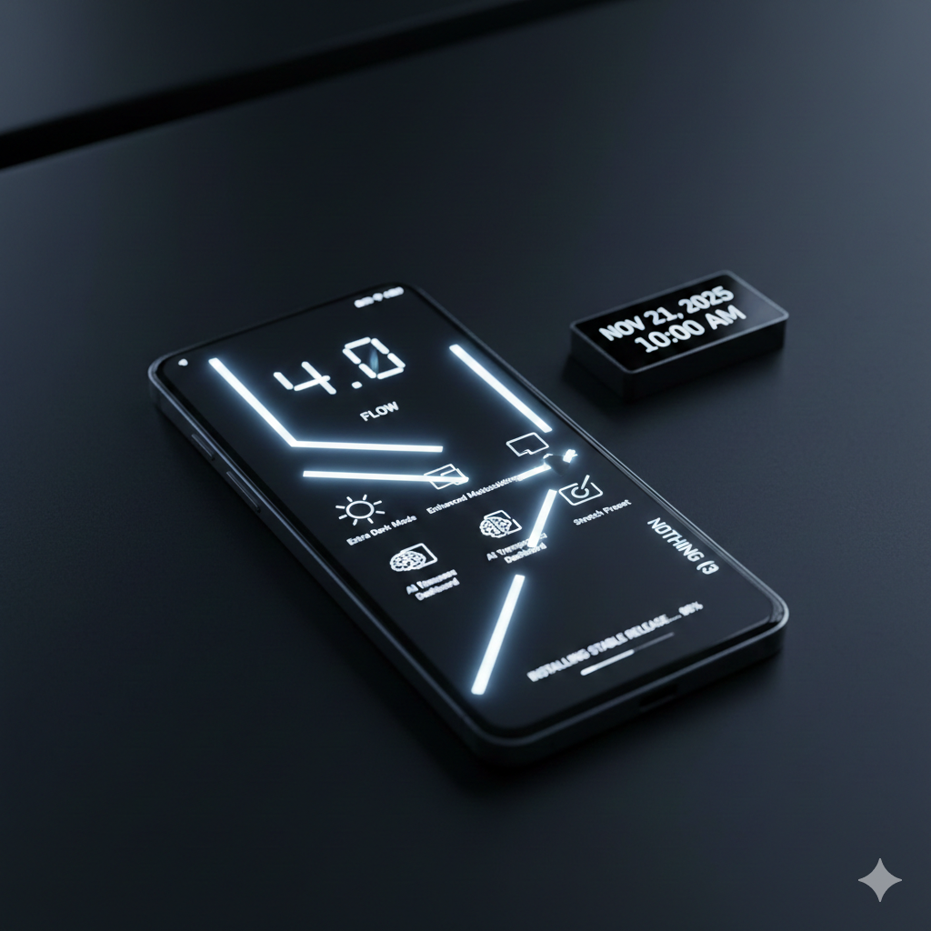 Nothing OS 4.0: Deeper Dark Mode, Enhanced Multitasking, and Flow Improvements
