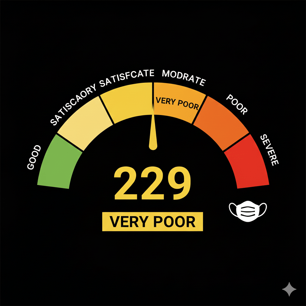 Firozabad का AQI-229: हवा में घुला ‘जहर’! 29 November 2025