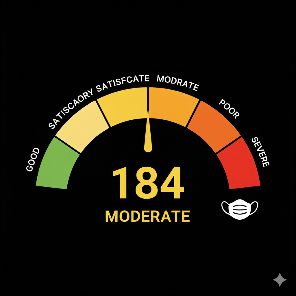 Firozabad का AQI-184: हवा में घुला ‘जहर’! 28 November 2025