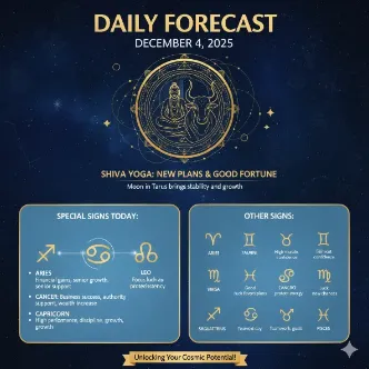 Aaj Ka Rashifal: Daily Rashifal, 12 december 2025, more word