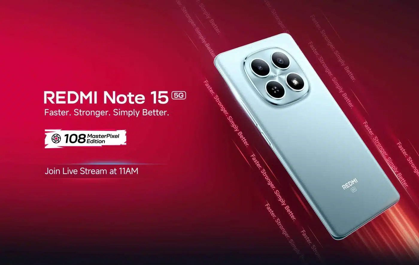 Redmi Note 15: REDMI Note 15 5G Mega Launch Event